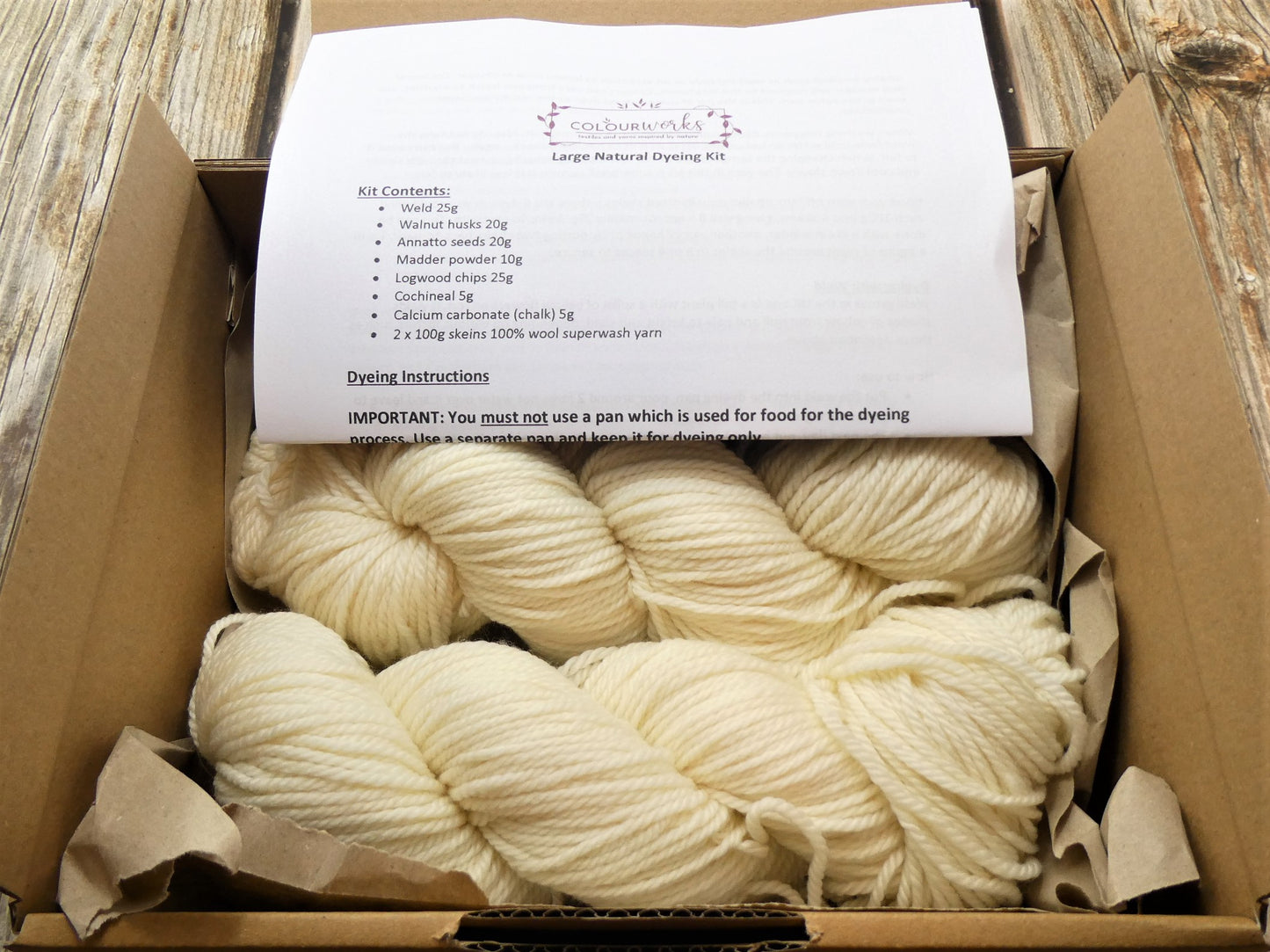 Natural Dyeing Kits from £21