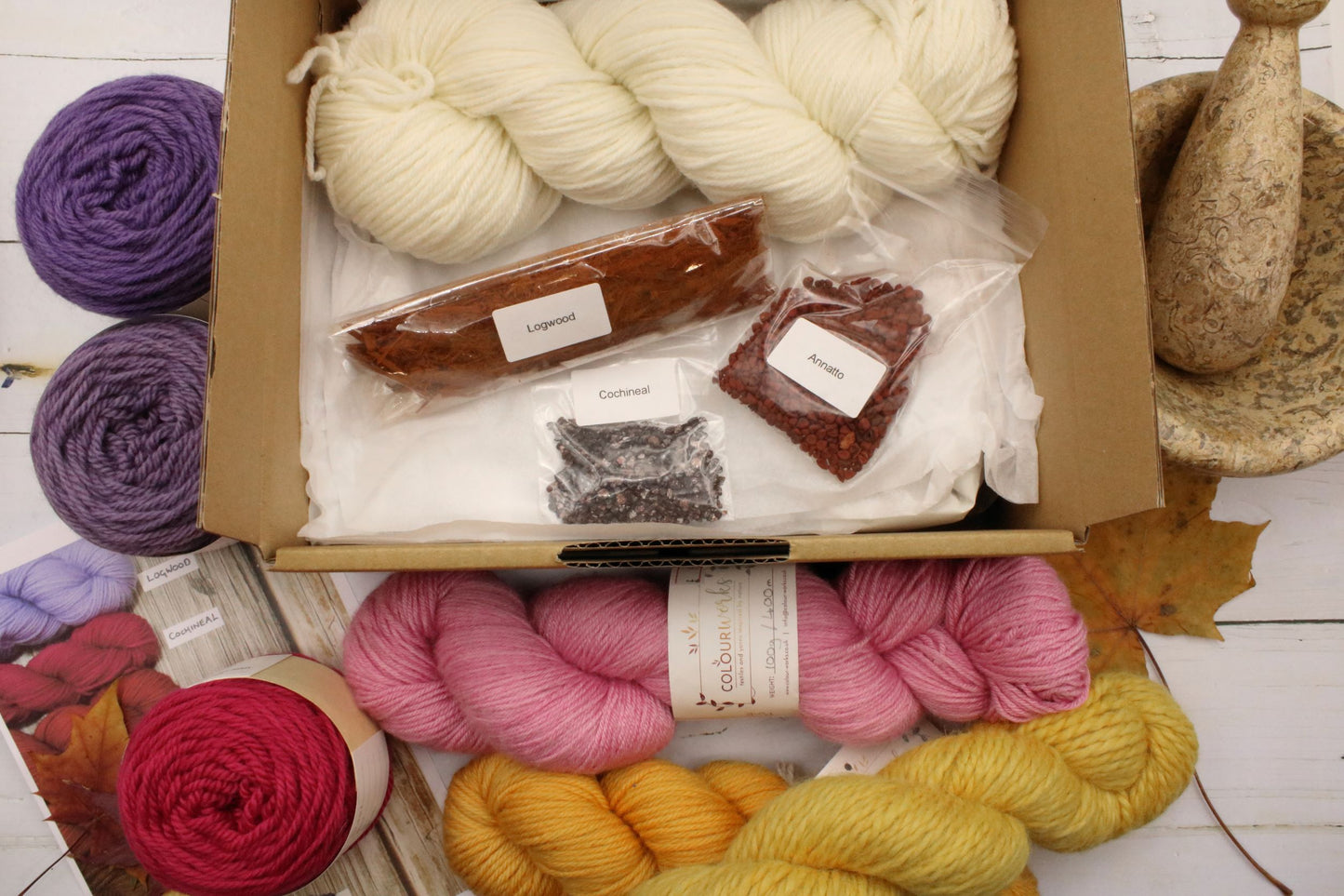 Natural Dyeing Kits from £21