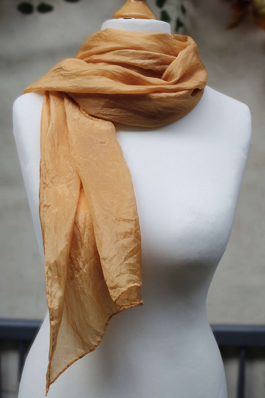 REDUCED* Copper Silk Scarf, Large
